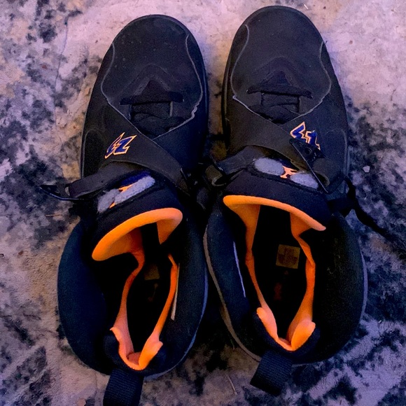 Nike Mens Air Jordan 8 Retro Playoff Leather Basketball Shoes - Picture 2 of 4